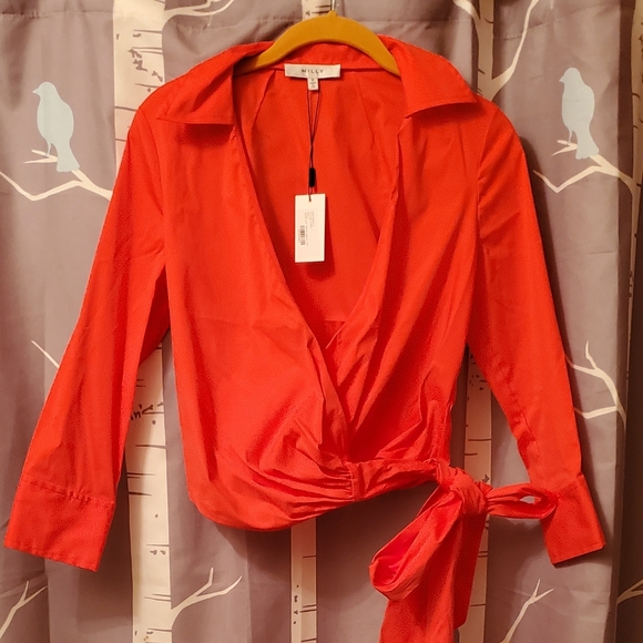 💥SOLD💥🎉HP Milly Aiden Wrap 3/4 Sleeve Top - Picture 3 of 7